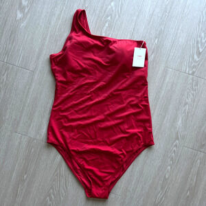 Andie Swim Nantucket One Piece Swimsuit XXXL Cherry Red